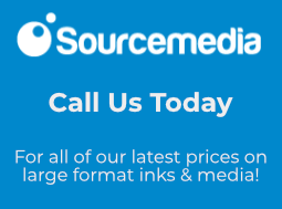 Call us today to find out our latest prices on large format inks and media